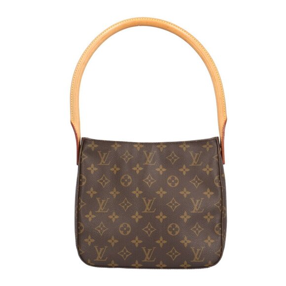 LOUIS VUITTON Brown Monogram Canvas Looping MM Shoulder Bag - Picture 1 of 8